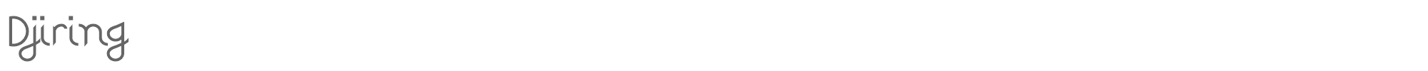 Sample characters Djiring Font